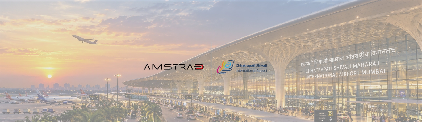 Amstrad branding @ Travellators IGI Airport Terminal 3, New Delhi – 2019-2021