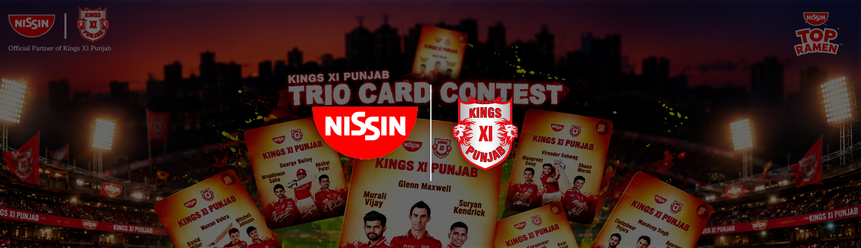 Indo Nissin (Top Ramen) - Kings XI Punjab - Official Partner – 2015.