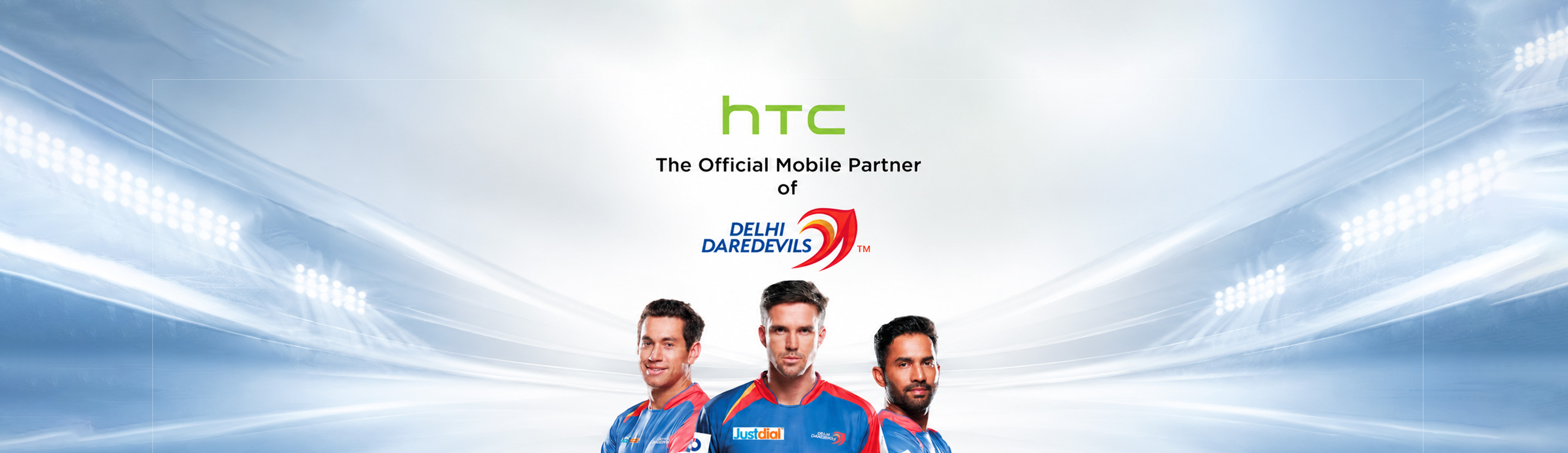 HTC - Delhi Daredevils - Official Partner - 2014