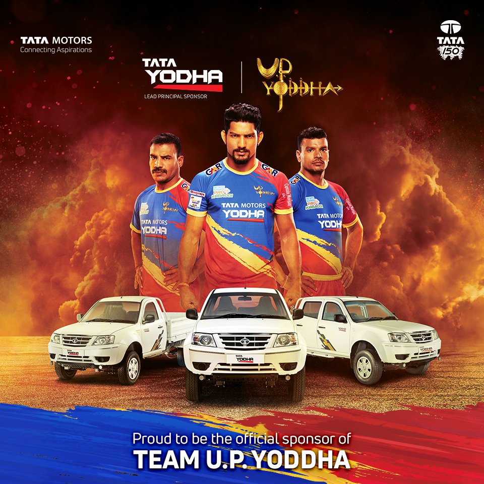 Creatigies drives TATA Motors Yodha and U.P. Yoddhas together – 2017 – 2018 – 2019