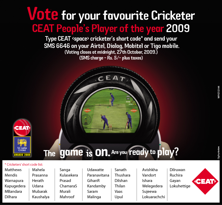 Ceat Sri Lanka Cricket Awards 2009