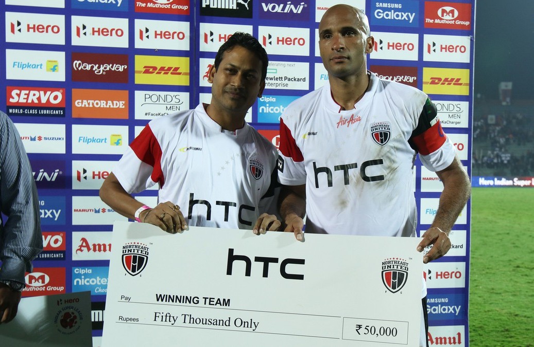 HTC India – NorthEast United FC – Principal Sponsor – 2014 - 15