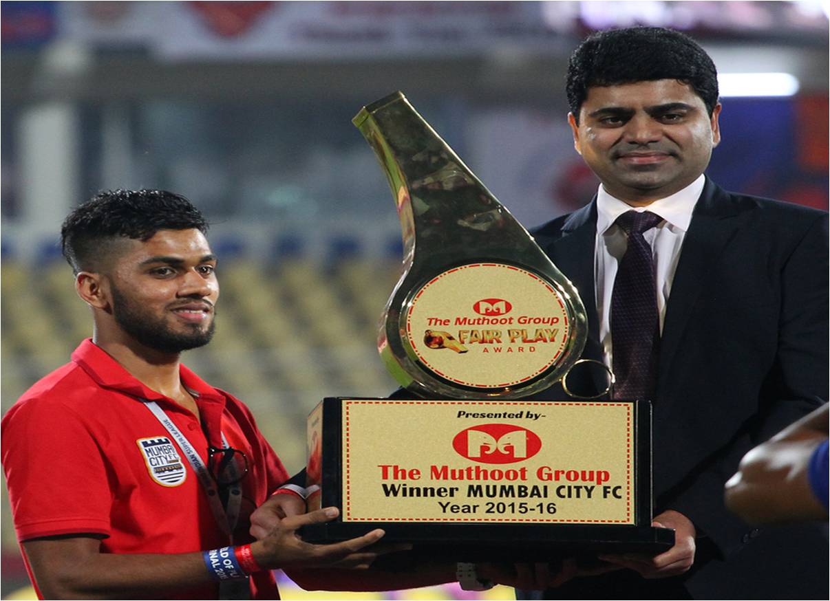 The Muthoot Group – Indian Super League – Referee Sponsor – 2015 – 2016 - 2017