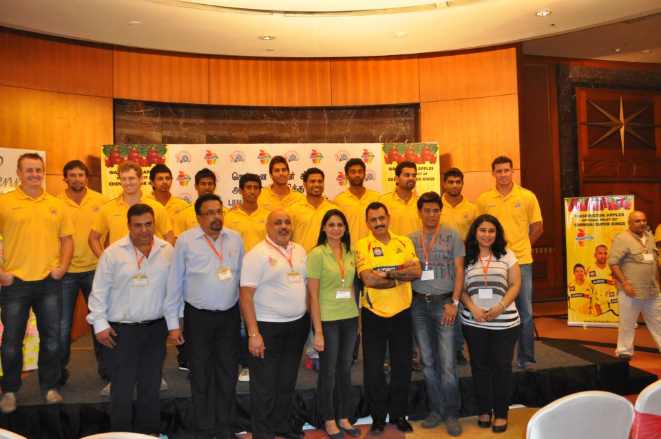 Washington Apples – Chennai Super Kings – Partnership - 2012