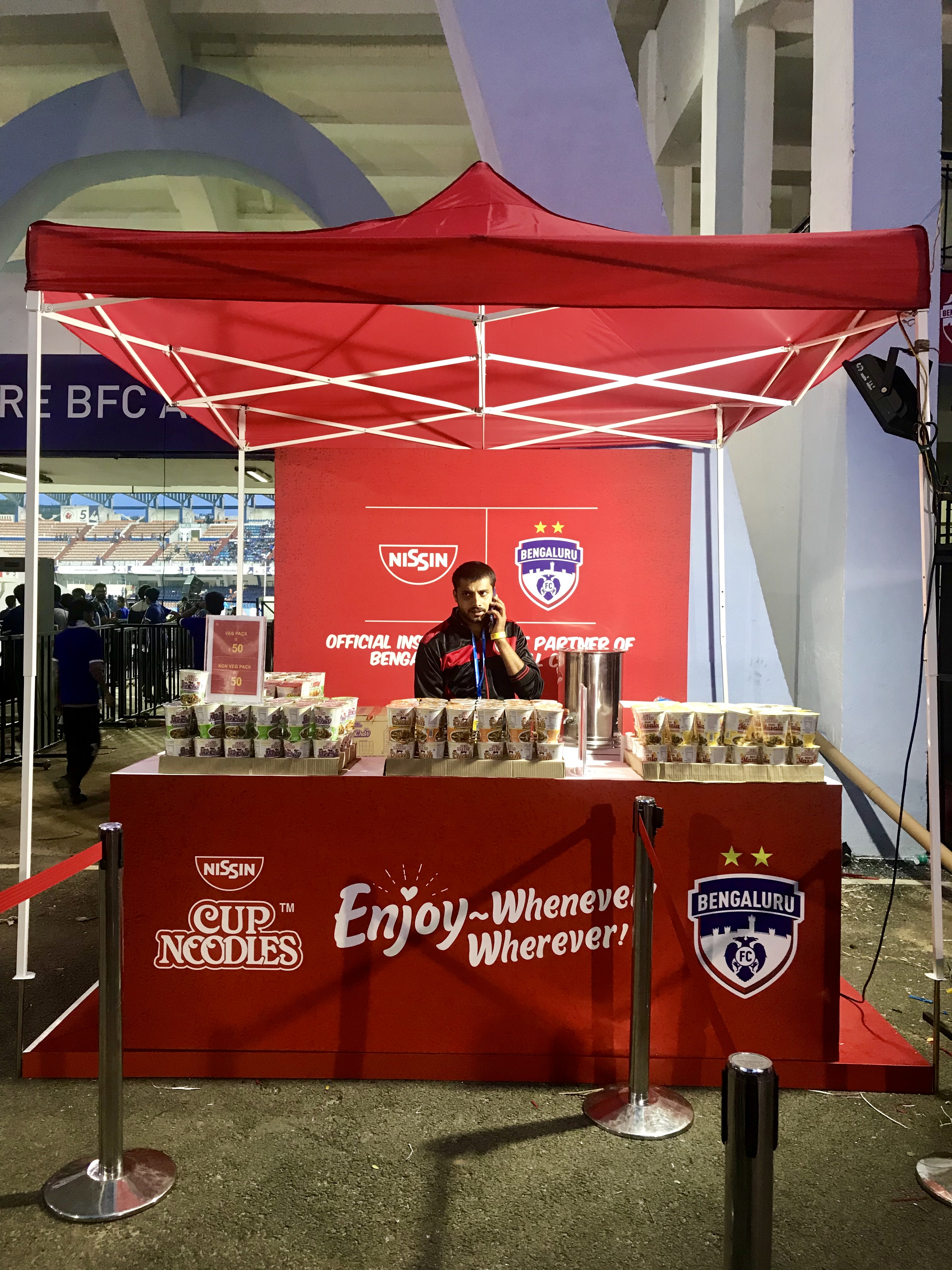 Nissin Cup Noodles – Bengaluru FC – Official Instant Noodle Partner, 2018 - 19 - 20 - 21