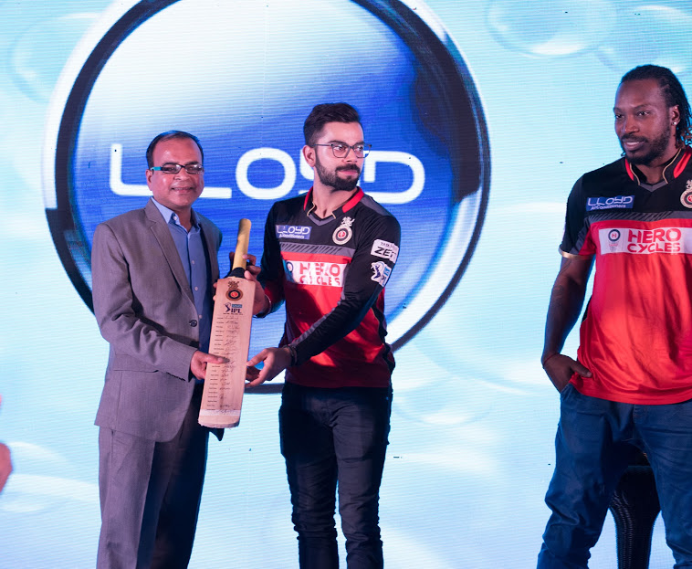 Lloyd – Principle Sponsor – Royal Challengers Bangalore 2016 - 17