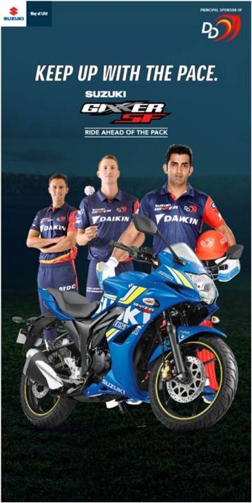 Suzuki Motorcycles – Delhi Daredevils – 2018