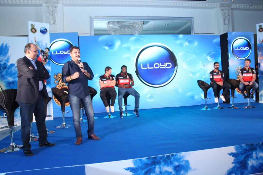 Lloyd – Principle Sponsor – Royal Challengers Bangalore 2016 - 17