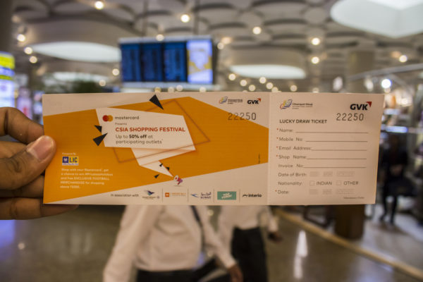 MasterCard & Shopping Festivals at Mumbai Airport 2019