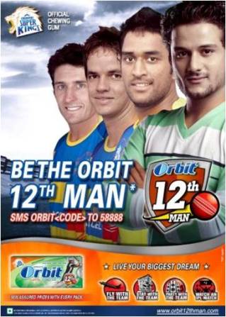Wrigley’s IPL Partnerships as the Official Gum – 2009 - 10