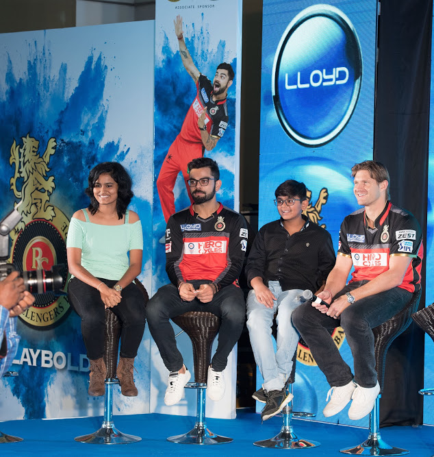 Lloyd – Principle Sponsor – Royal Challengers Bangalore 2016 - 17
