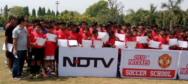 Nissin & NDTV - Cup Noodles Manchester United Soccer Schools - 2016 – 17