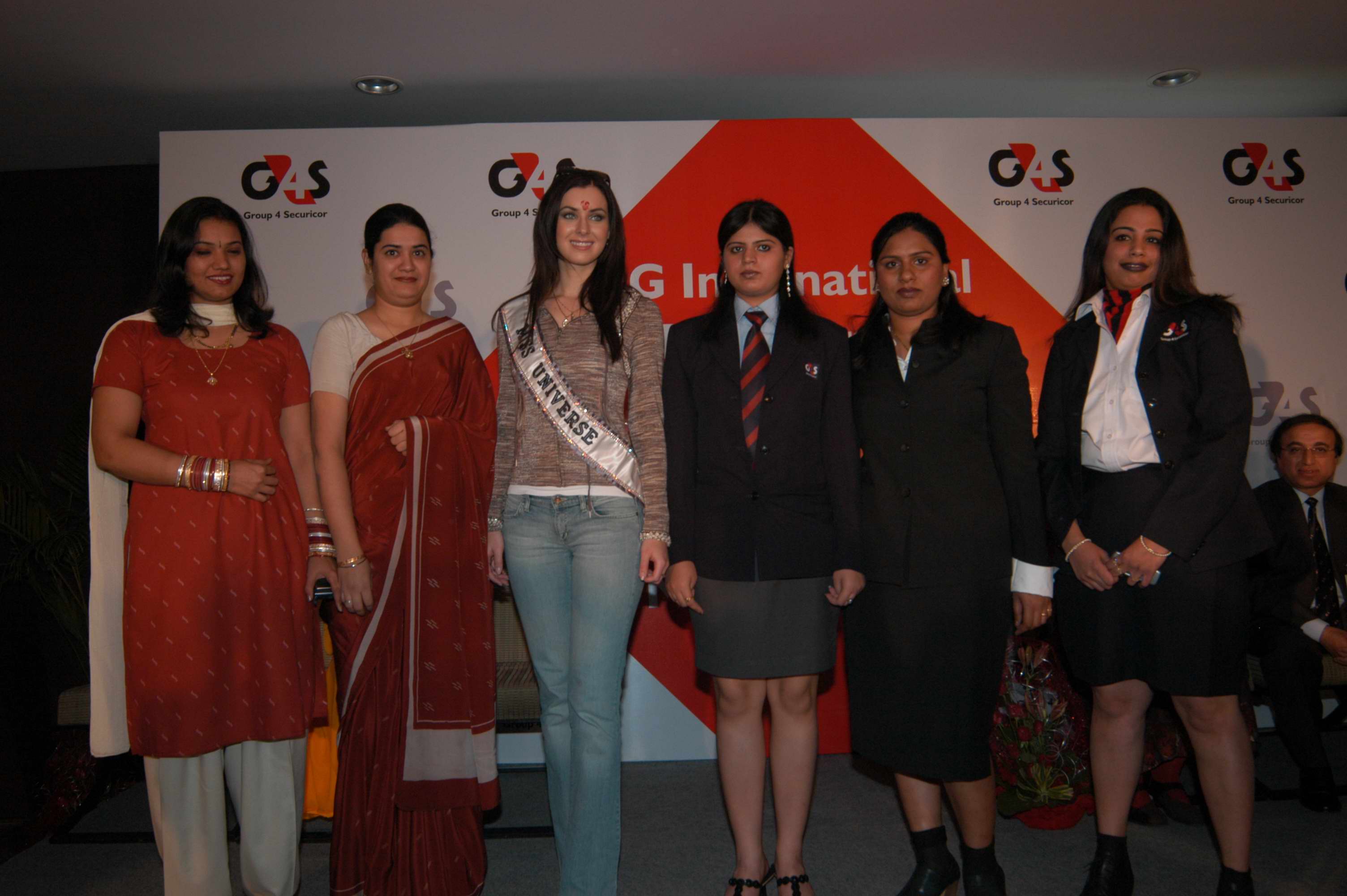 Miss Universe AIDS Awareness Tour to India - 2005