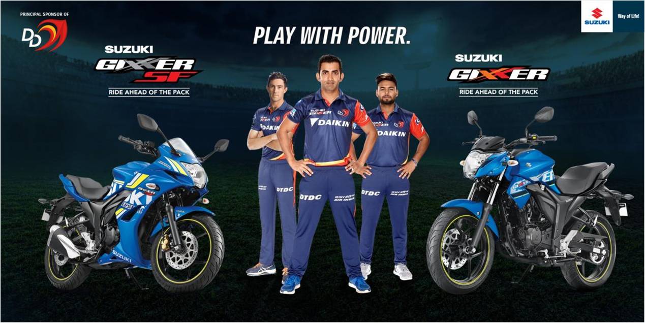 Suzuki Motorcycles – Delhi Daredevils – 2018