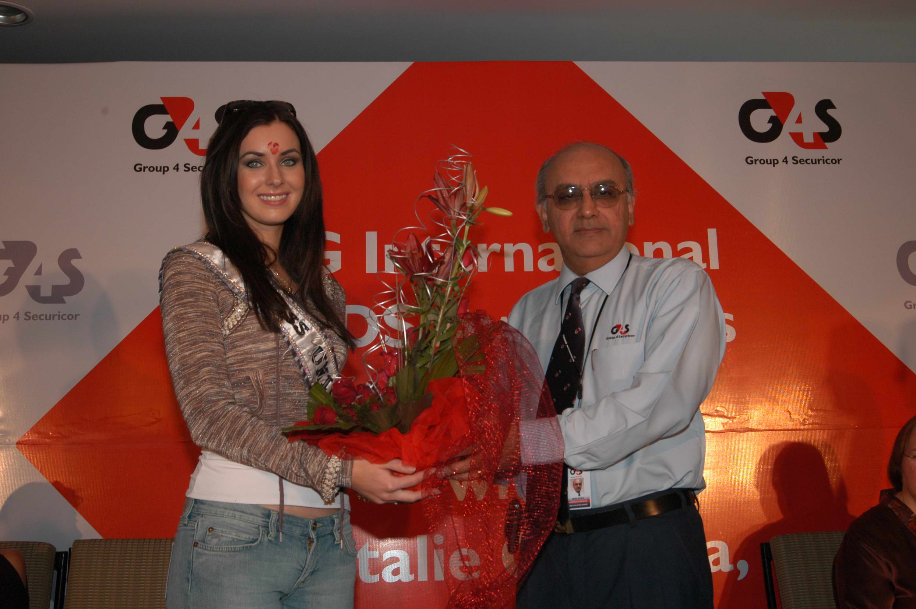 Miss Universe AIDS Awareness Tour to India - 2005