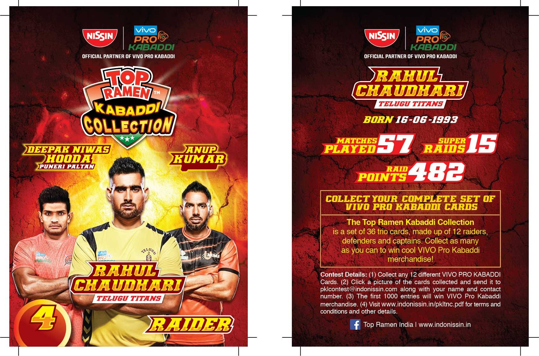 Creatigies adds flavour to Vivo Pro Kabaddi with Top Ramen – 2016 – 17