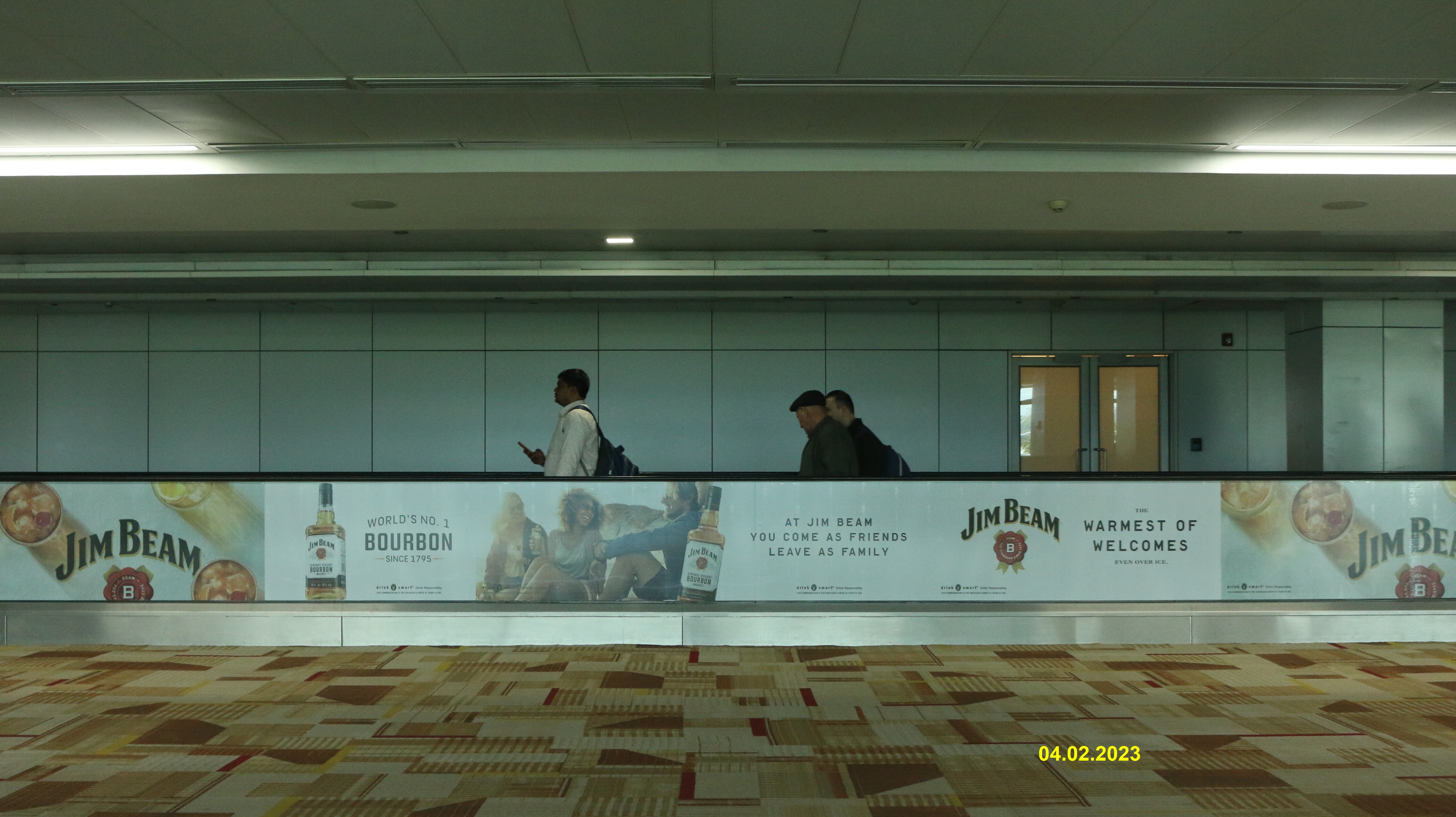 Beam Suntory Branding @ Travellator IGI Airport Terminal 3, New Delhi - 2020