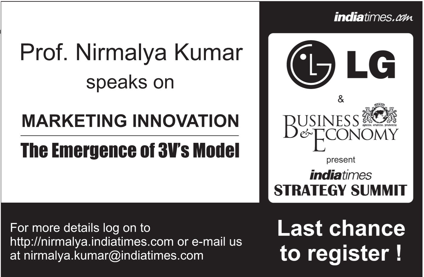 Indiatimes Summits with International Speakers, 2008