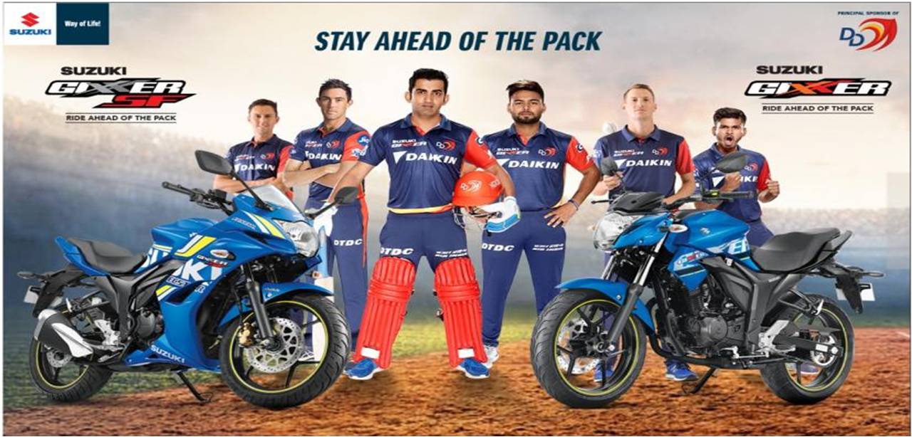 Suzuki Motorcycles – Delhi Daredevils – 2018