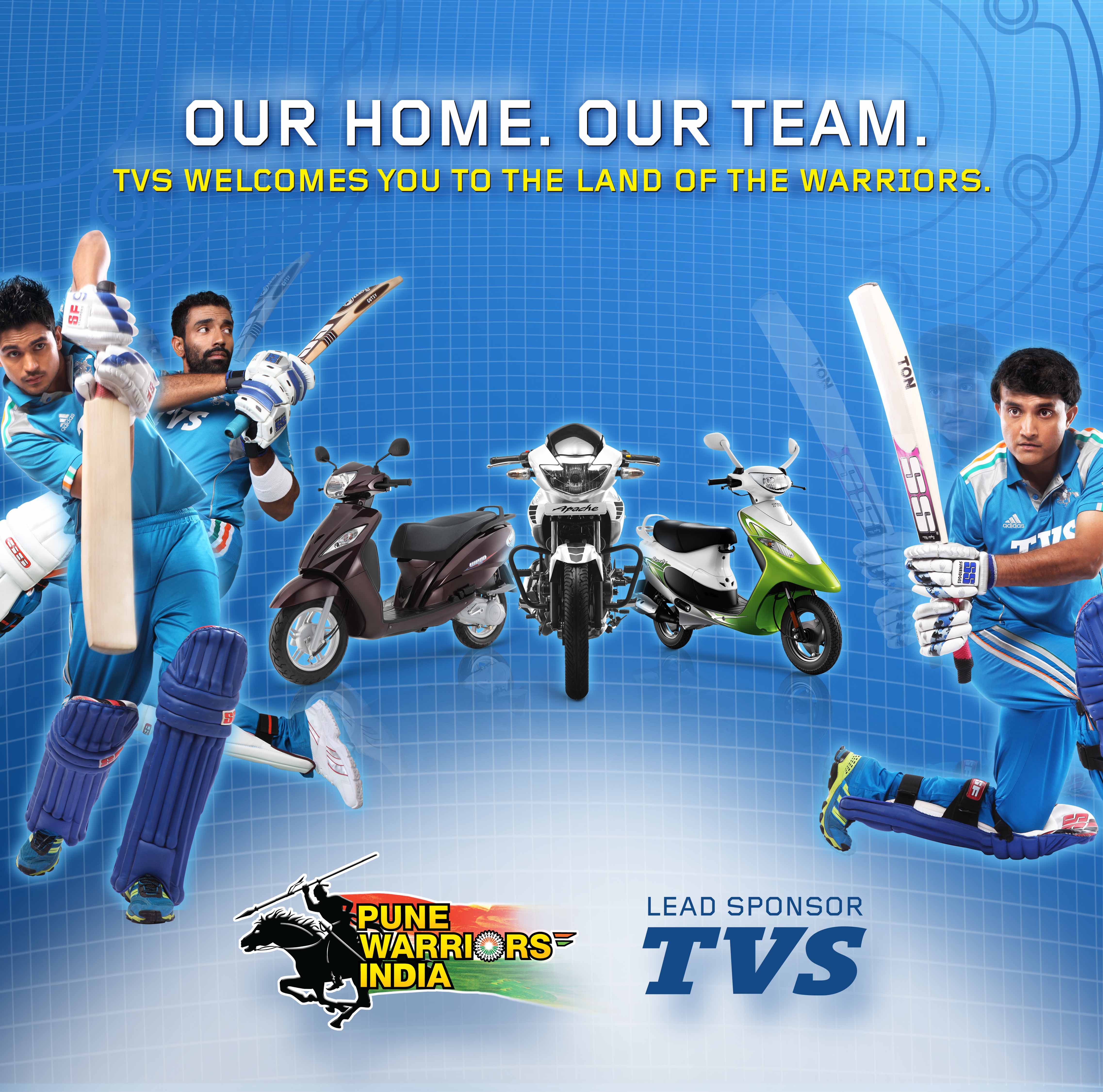 TVS - Pune Warriors – Principal Sponsorship – 2011 - 2012