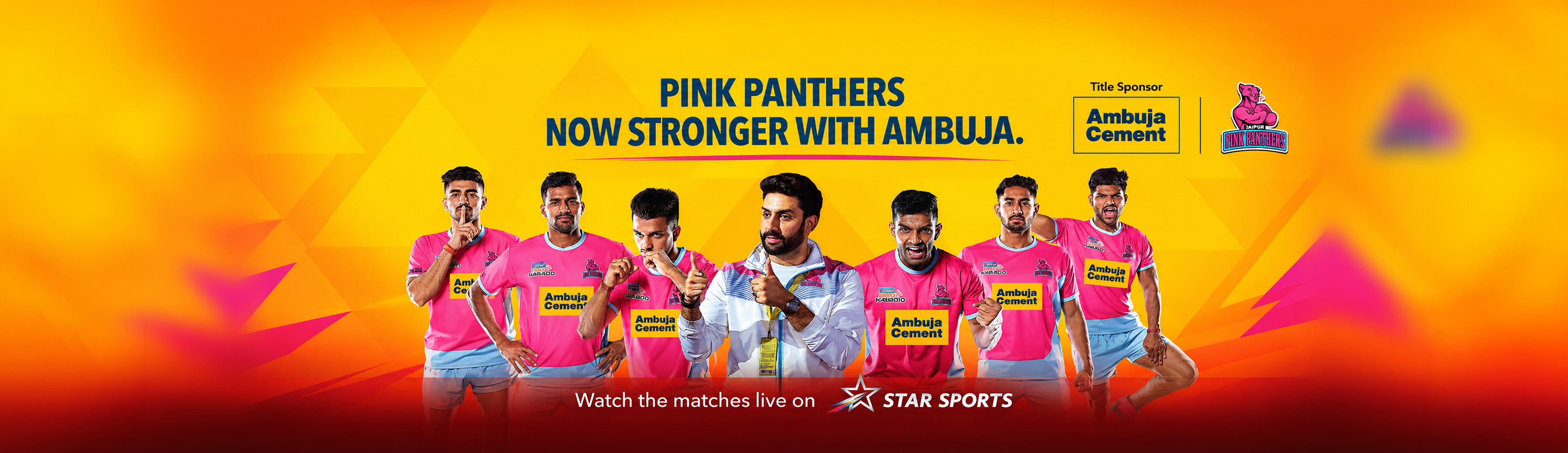 Creatigies cements Ambuja Cement and Jaipur Pink Panthers partnership as Team Title Sponsor at Pro Kabaddi League 2019