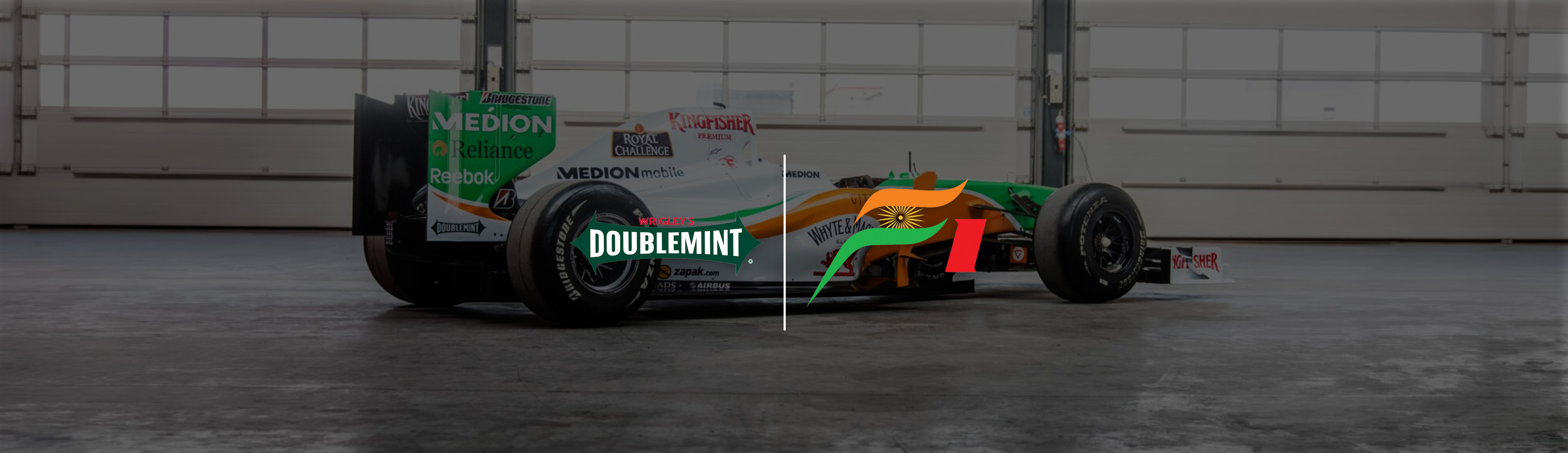 Creatigies got Wrigley’s brand Doublemint to ride on the fast track by being the Official Gum Partner of Team Force India 2009 – 10