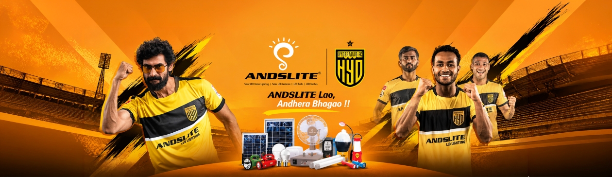 Andslite - Hyderabad FC, Principal Sponsor (2020)